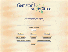 Tablet Screenshot of gemstonejewelrystore.com